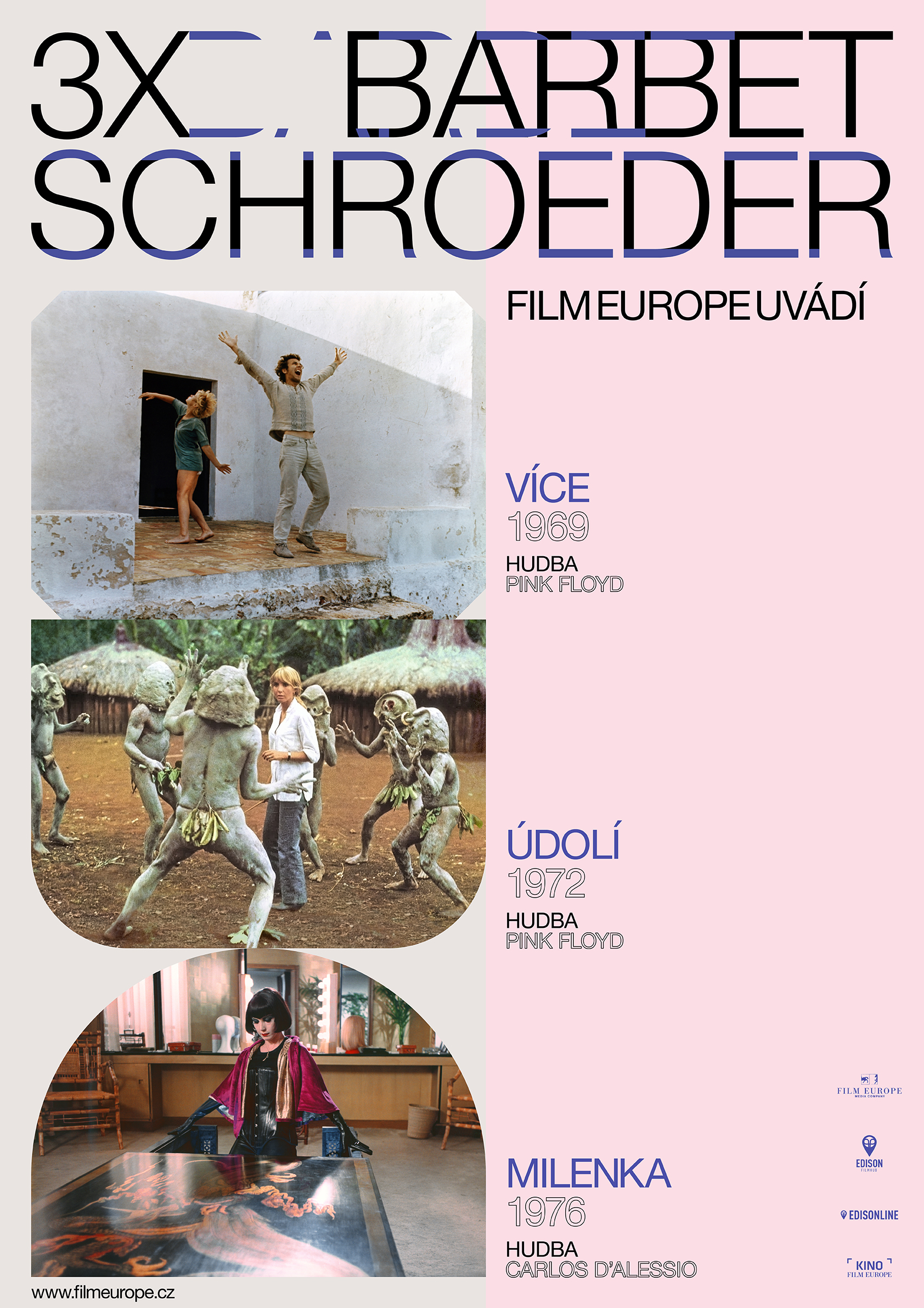 Poster 3 x Barbet Schroeder
